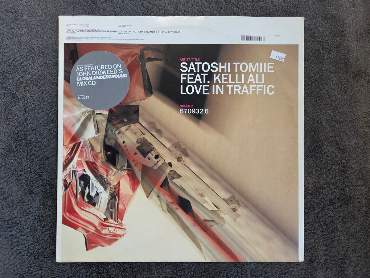 SATOSHI TOMIIE LOVE IN TRAFFIC FEAT KELLI ALI UK IMP 12"