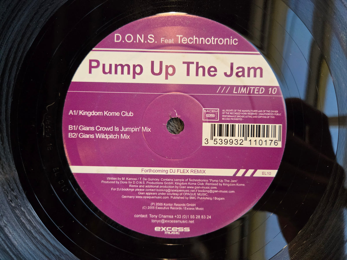 D.O.N.S. PUMP UP THE JAM FRA IMP 12"