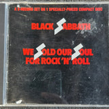 BLACK SABBATH WE SOULD OUR SOUL FOR ROCK N ROLL CD