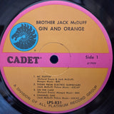 BROTHER JACK MCDUFF GIN AND ORANGE 1977