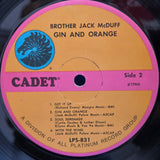BROTHER JACK MCDUFF GIN AND ORANGE 1977