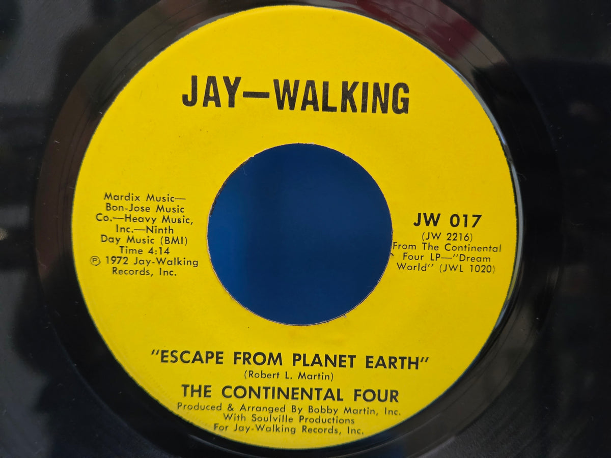 CONTINENTAL FOUR ESCAPE FROM PLANET EARTH 7"