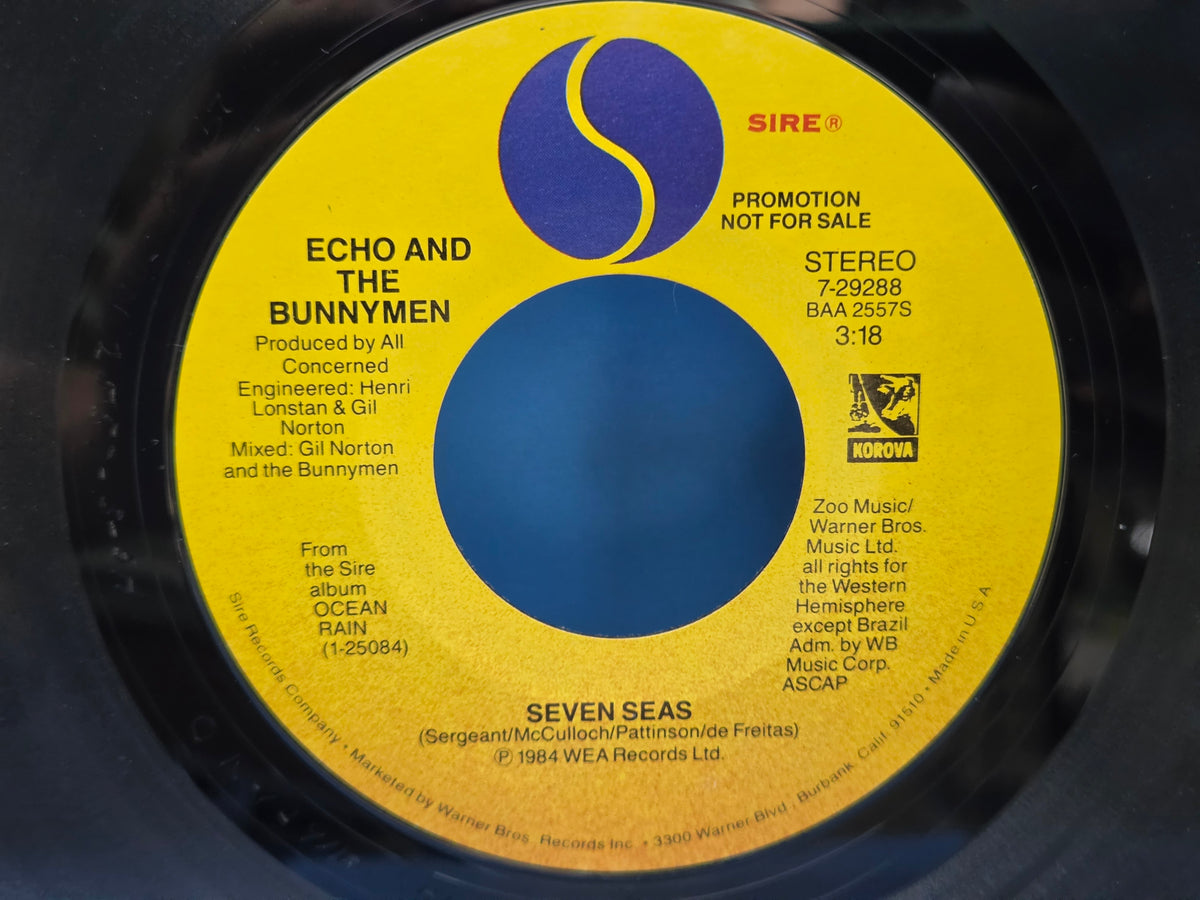 ECHO & THE BUNNYMEN SEVEN PROMO 7"