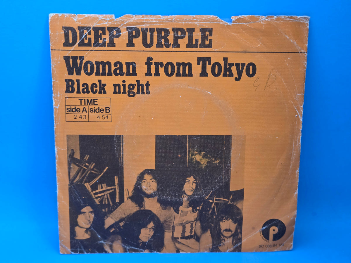 DEEP PURPLE WOMAN FROM TOKYO NL IMP PS 7"