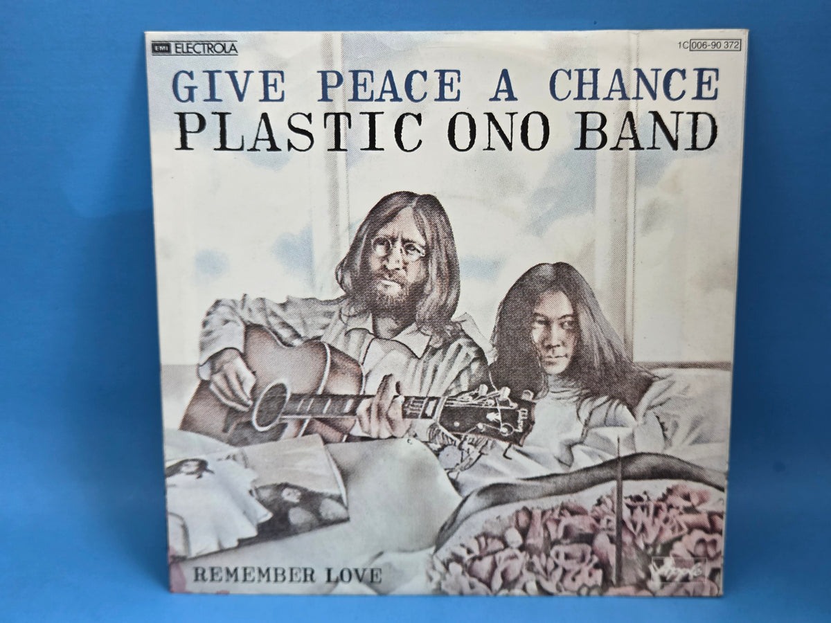 JOHN LENNON PLASTIC ONO BAND GIVE PEACE A CHANCE GER IMP PS 7"
