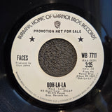 FACES OOH LA LA WHITE LABEL PROMO WLP ROD STEWART SMALL FACES ROLLING STONES