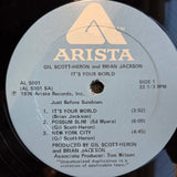 GIL SCOTT HERON ITS YOUR WORLD