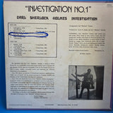 CARL SHERLOCK HOLMES INVESTIGATION NO. 1 1P
