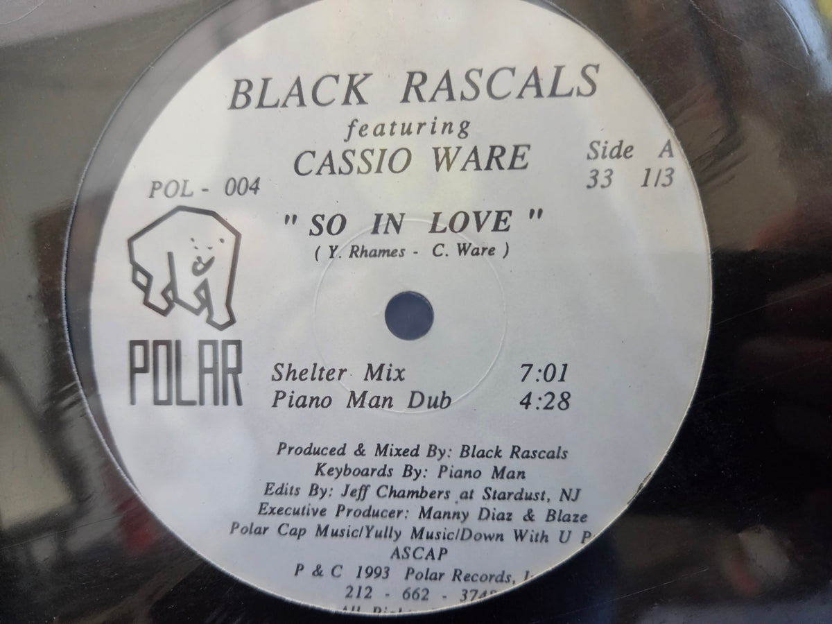 BLACK RASCALS SO IN LOVE FEATURING CASSIO WARE NEW 12"