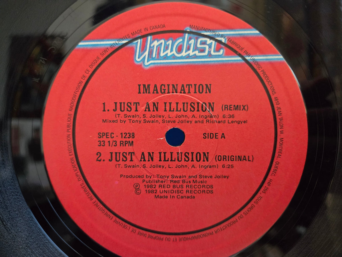IMAGINATION JUST AN ILLUSION UNIDISC 1982 12"