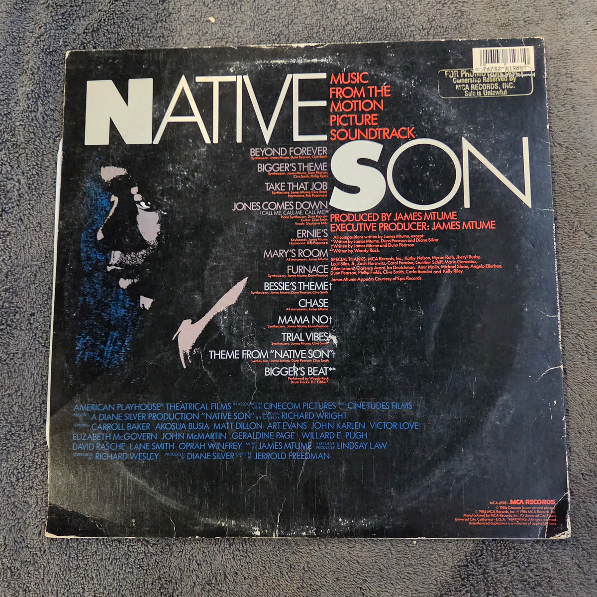 JAMES MTUME NATIVE SON OST