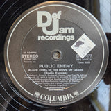 PUBLIC ENEMY BLACK STEEL IN THE HOUR OF CHAOS 12"