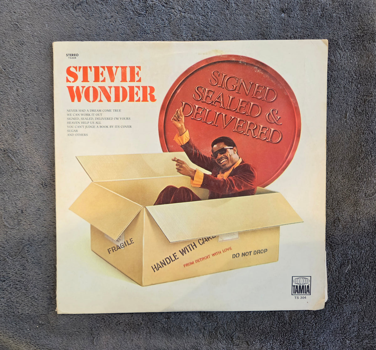 STEVIE WONDER SIGNED SEALED & DELIVERED