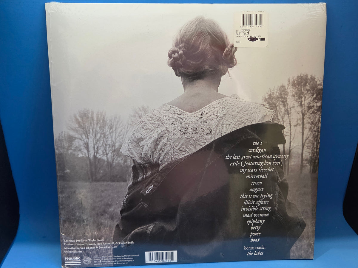 TAYLOR SWIFT FOLKLORE DELUXE BROWN IN THE TREES NEW