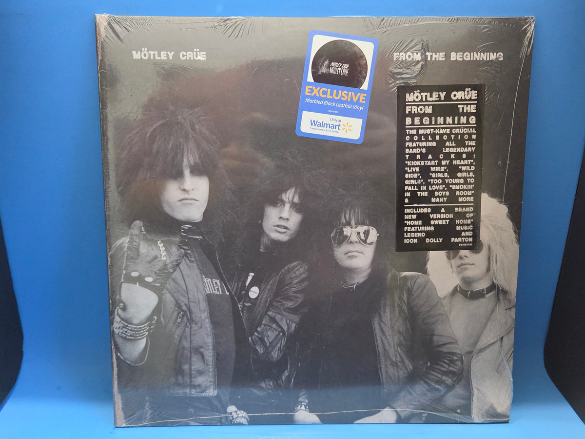 MOTLEY CRUE FROM THE BEGINNING BLACK MARBLE NEW