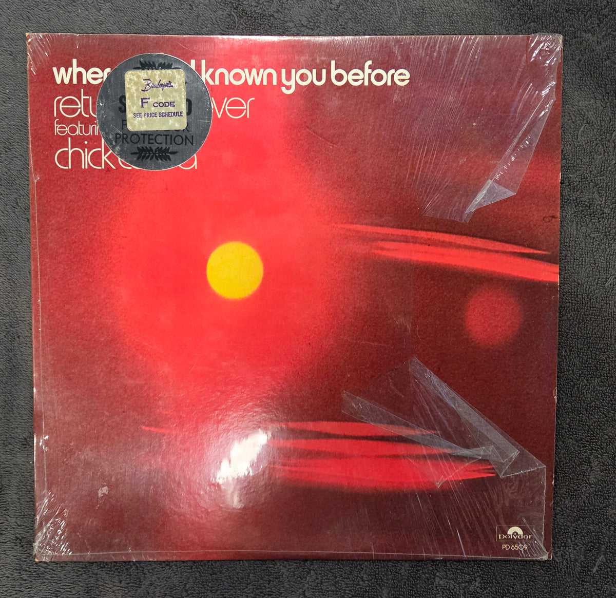 RETURN TO FOREVER WHERE HAVE I KNOWN YOU BEFORE