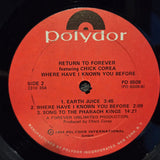 RETURN TO FOREVER WHERE HAVE I KNOWN YOU BEFORE