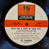 SYL JOHNSON BACK FOR A TASTE OF YOUR LOVE