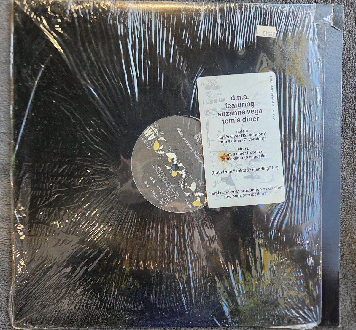 D.N.A. TOM'S DINER FEATURING SUZANNE VEGA 12"