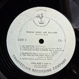 ANNA MARLY RUSSIAN SONGS AND BALLADS