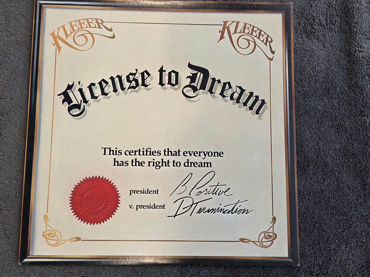 KLEEER LICENSE TO DREAM