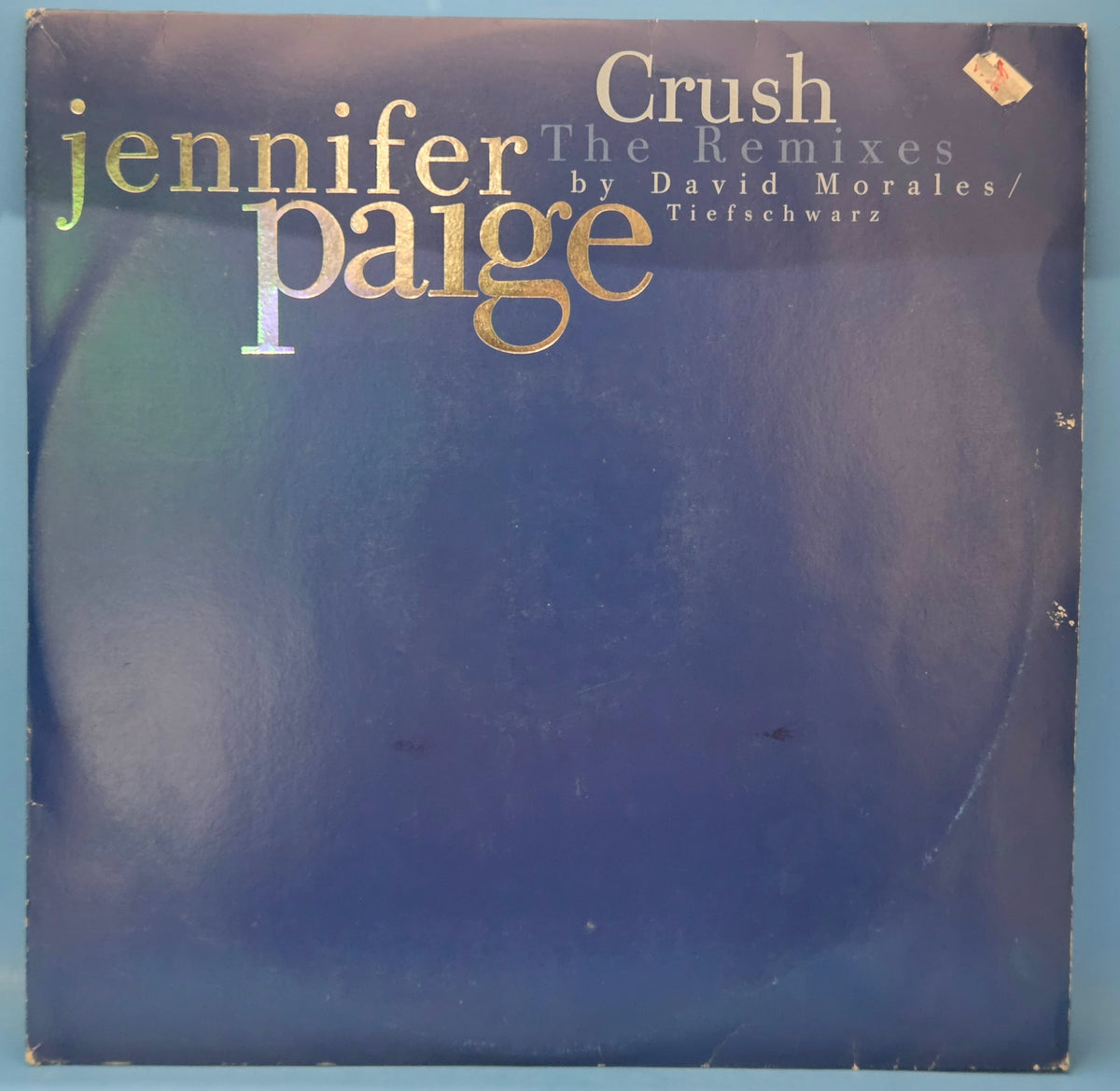 JENNIFER PAIGE CRUSH THE REMIXES BLUE 12"