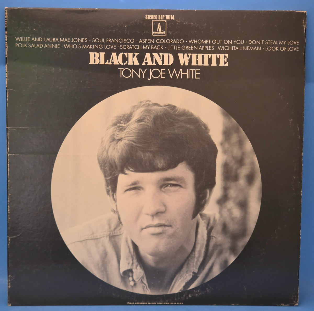 TONY JOE WHITE BLACK AND WHITE