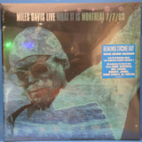 MILES DAVIS WHAT IT IS MONTREAL NEW