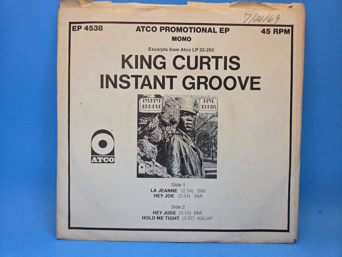 KING CURTIS INSTANT GROOVE EXCERPTS EP PS WLP 7"