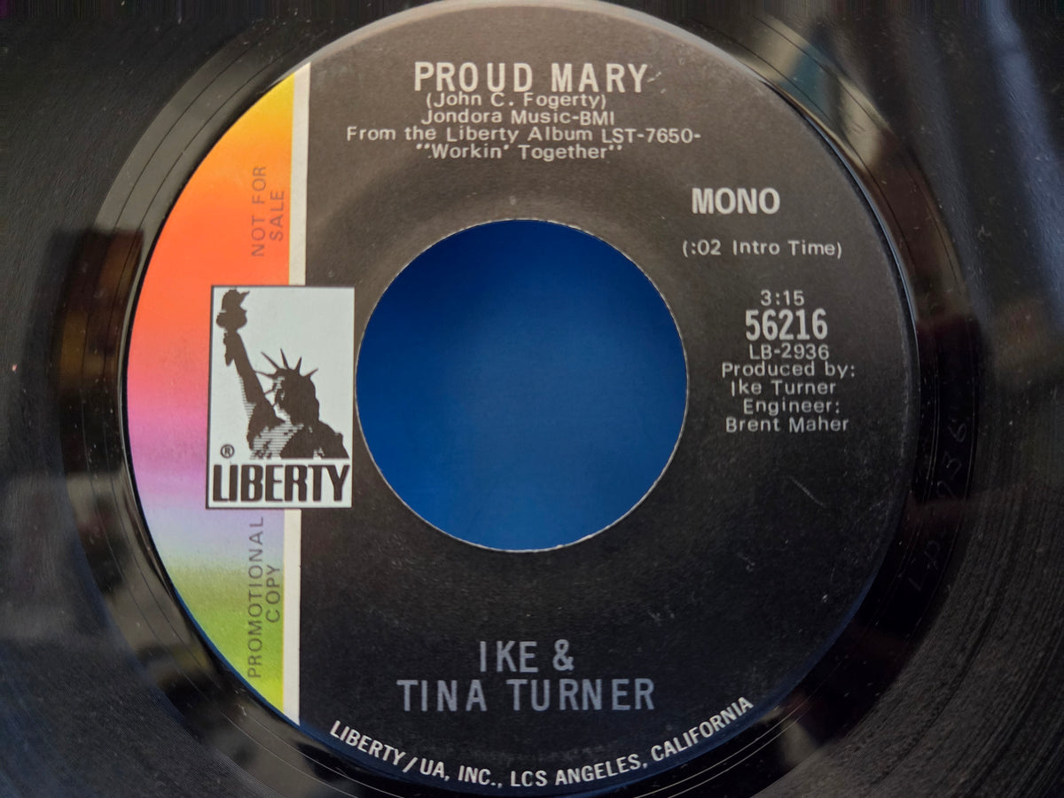 IKE & TINA TURNER PROUD MARY PROMO MONO 7"