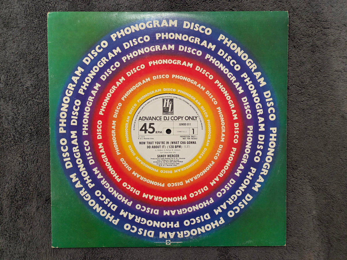 SANDY MERCER NOW THAT YOU'RE IN UK IMP WLP 12"
