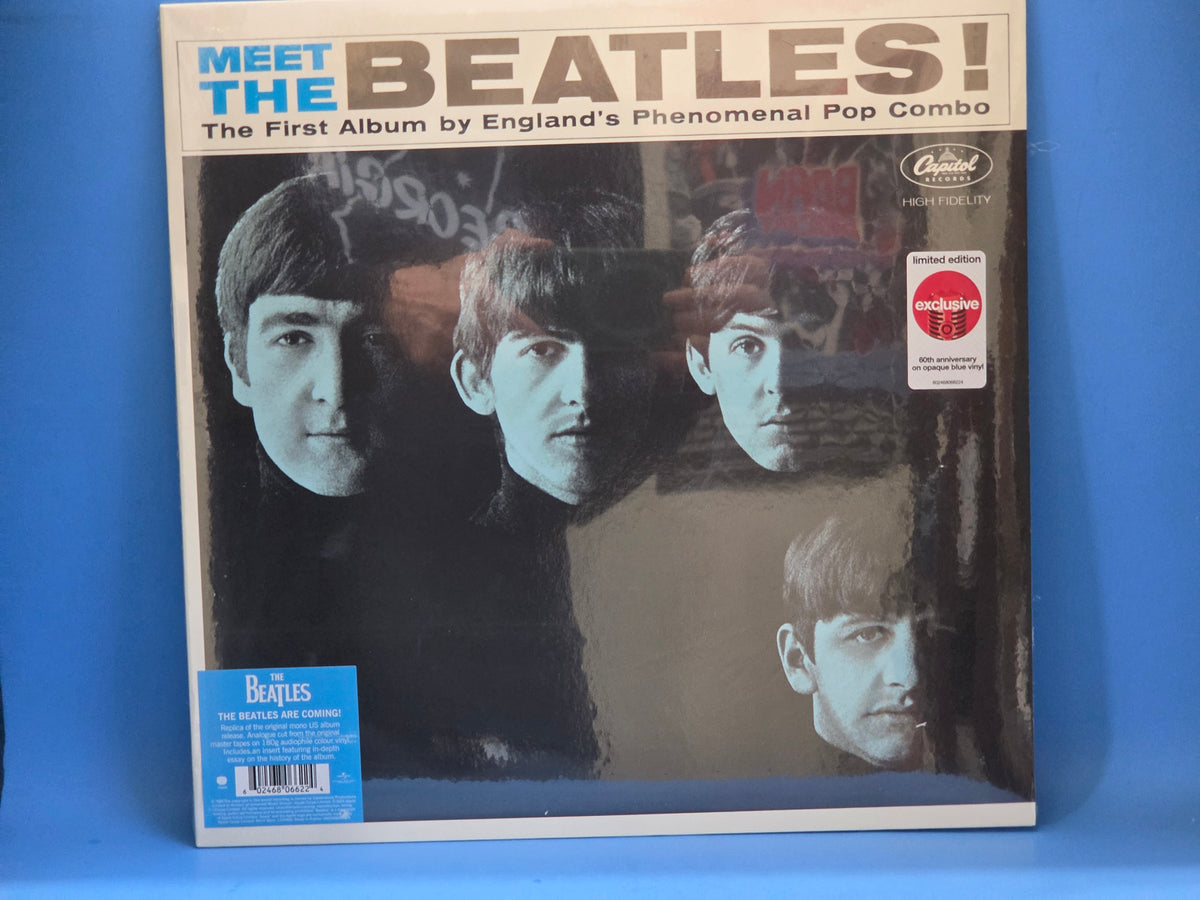 BEATLES MEET THE ANNIVERSARY LIM EDITION BLUE NEW
