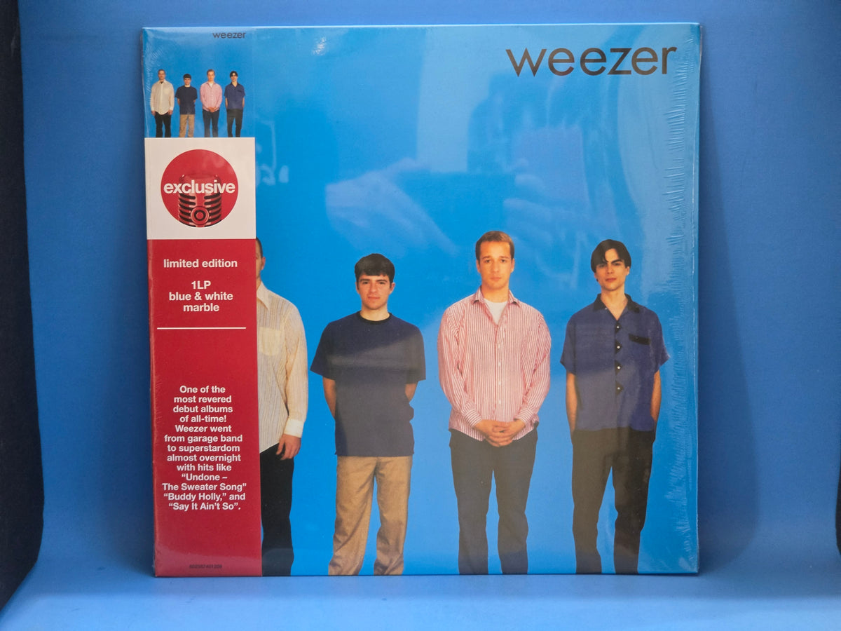 WEEZER BLUE ALBUM BLUE OBI LIM BLUE WHITE MARBLE NEW
