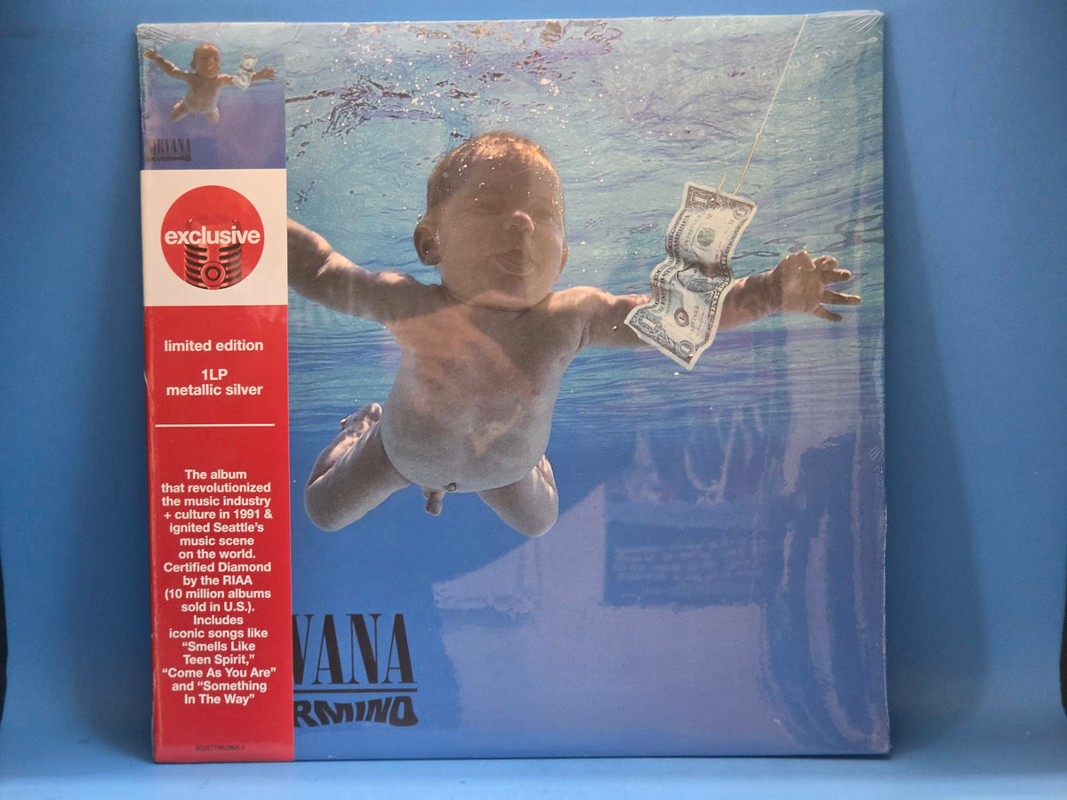 NIRVANA NEVERMIND SILVER LIM NEW