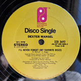 DEXTER WANSEL I'LL NEVER FORGET MY FAVORITE DISCO 12"