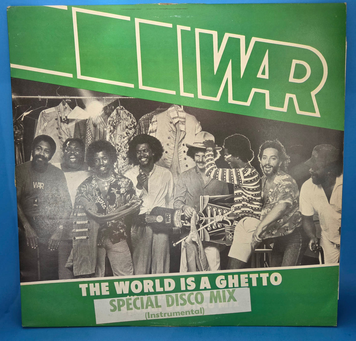 WAR THE WORLD IS A GHETTO UK IMP 12"