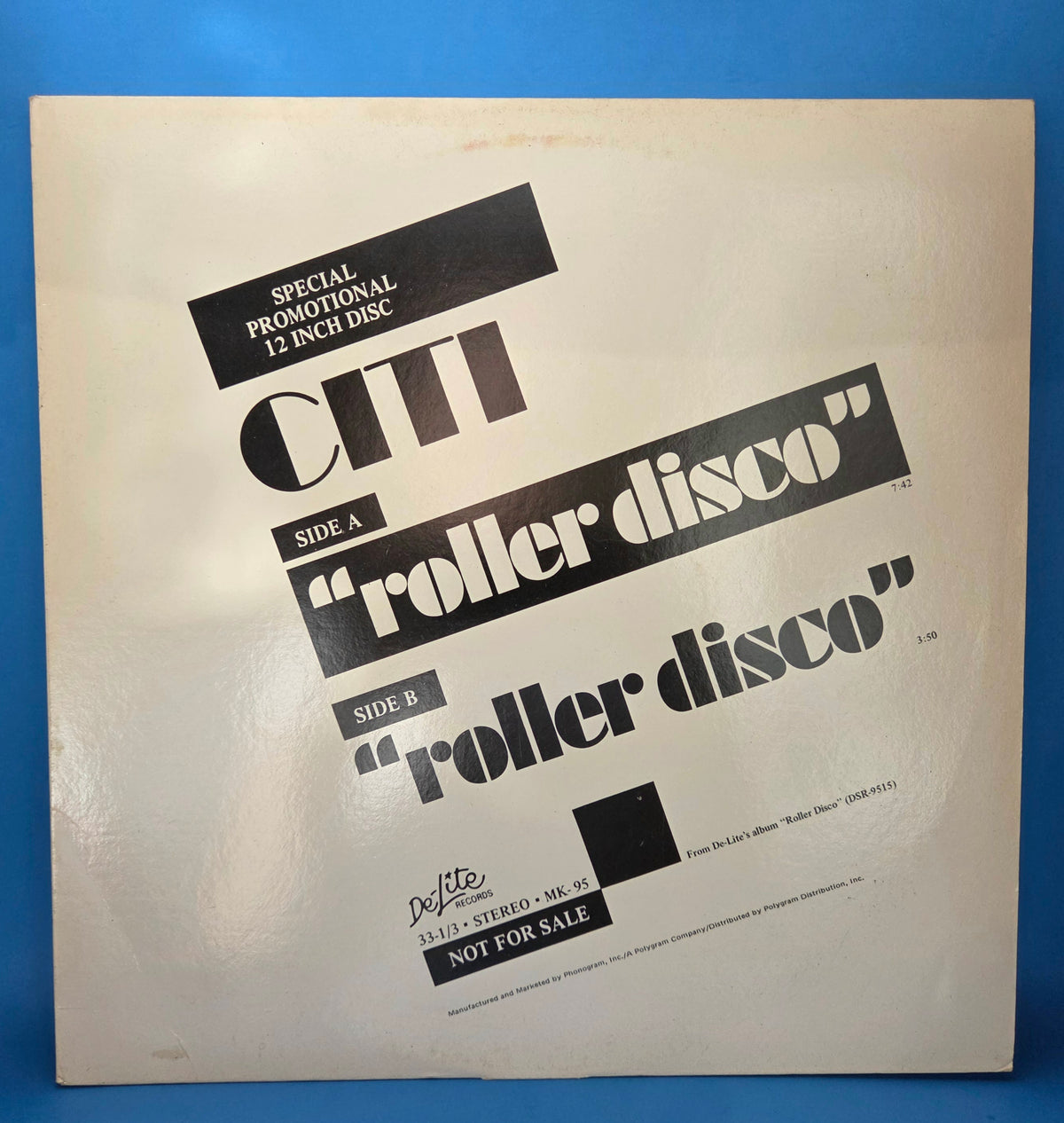 CITI ROLLER DISCO PROMO 12"