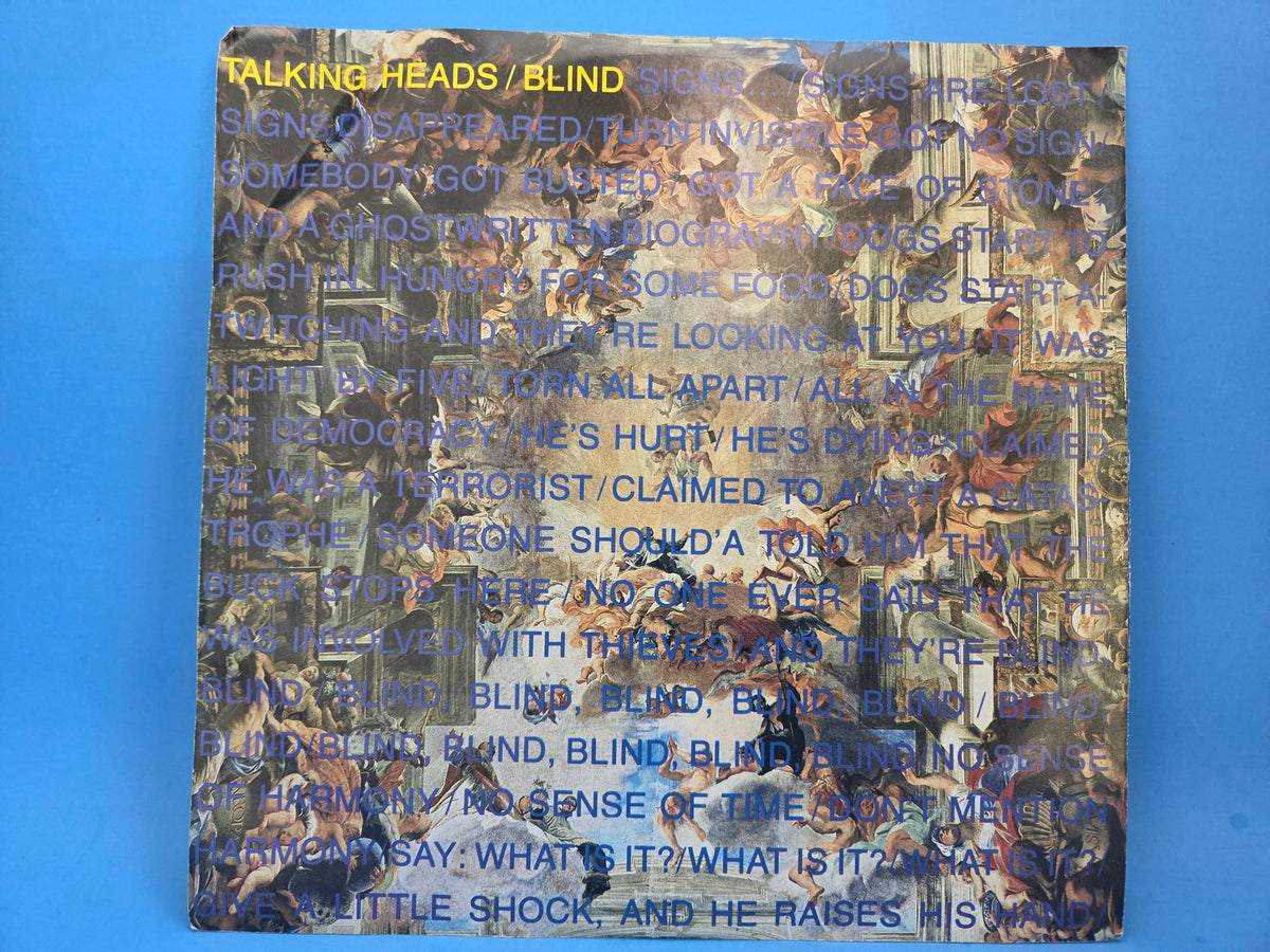 TALKING HEADS BLIND PS 7"