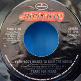 TEARS FOR FEARS EVERYBODY WANTS TO RULE THE WORLD 7"
