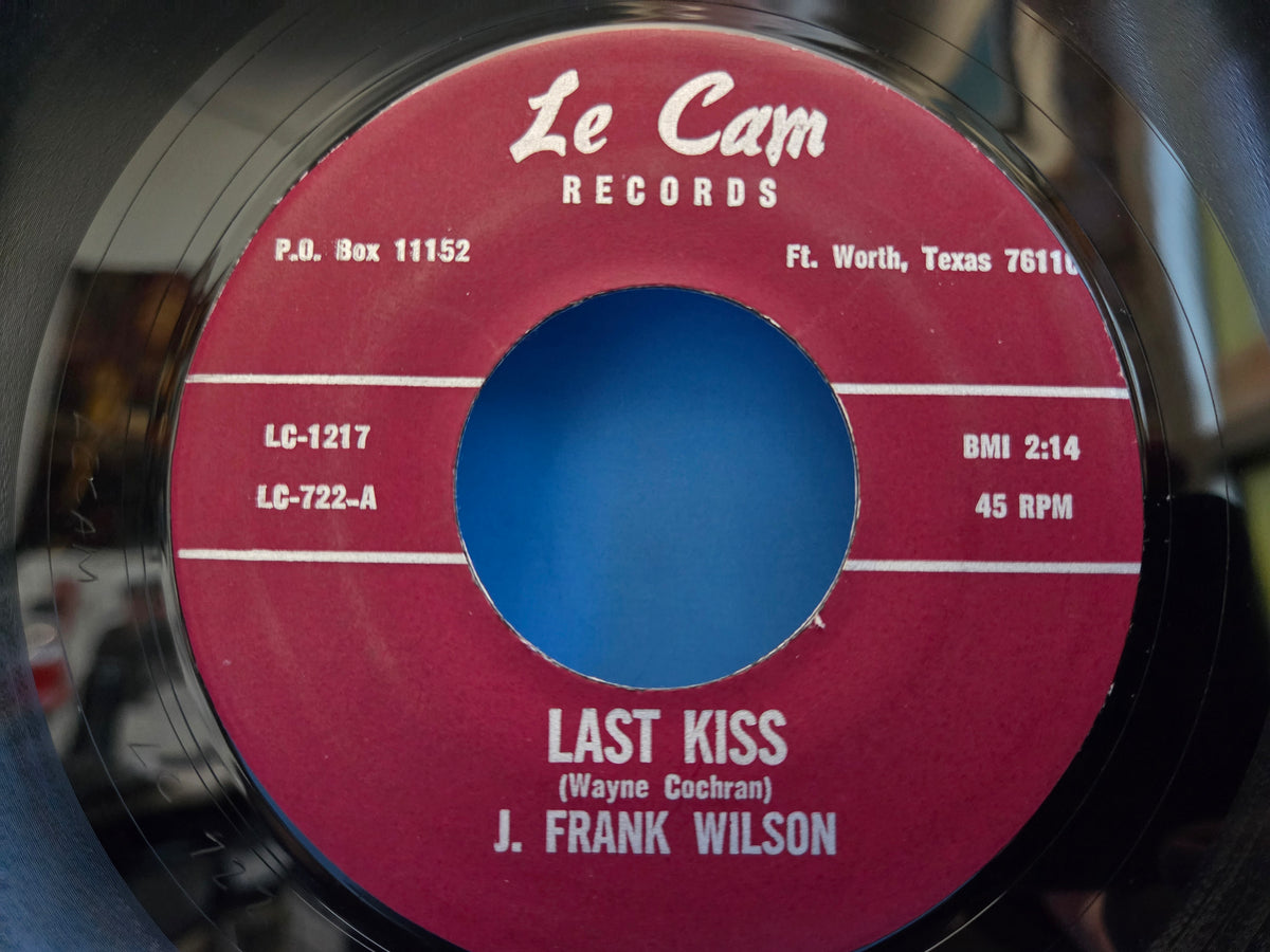 J FRANK WILSON LAST KISS 7"