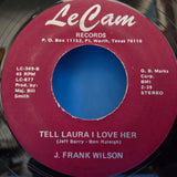 J FRANK WILSON KISS AND RUN 7"
