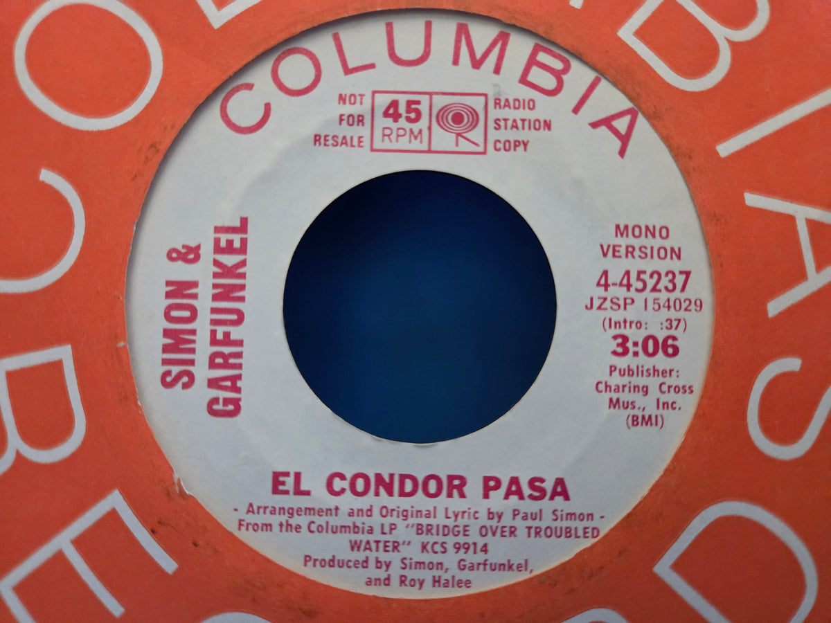 SIMON & GARFUNKEL EL CONDOR PASA MONO WLP 7"