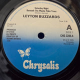 LEYTON BUZZARDS SATURDAY NIGHT BENEATH PLASTIC PALM TREES PS UK IMP 7"