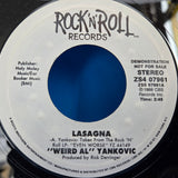WEIRD AL YANKOVIC LASAGNA PS WLP 7"