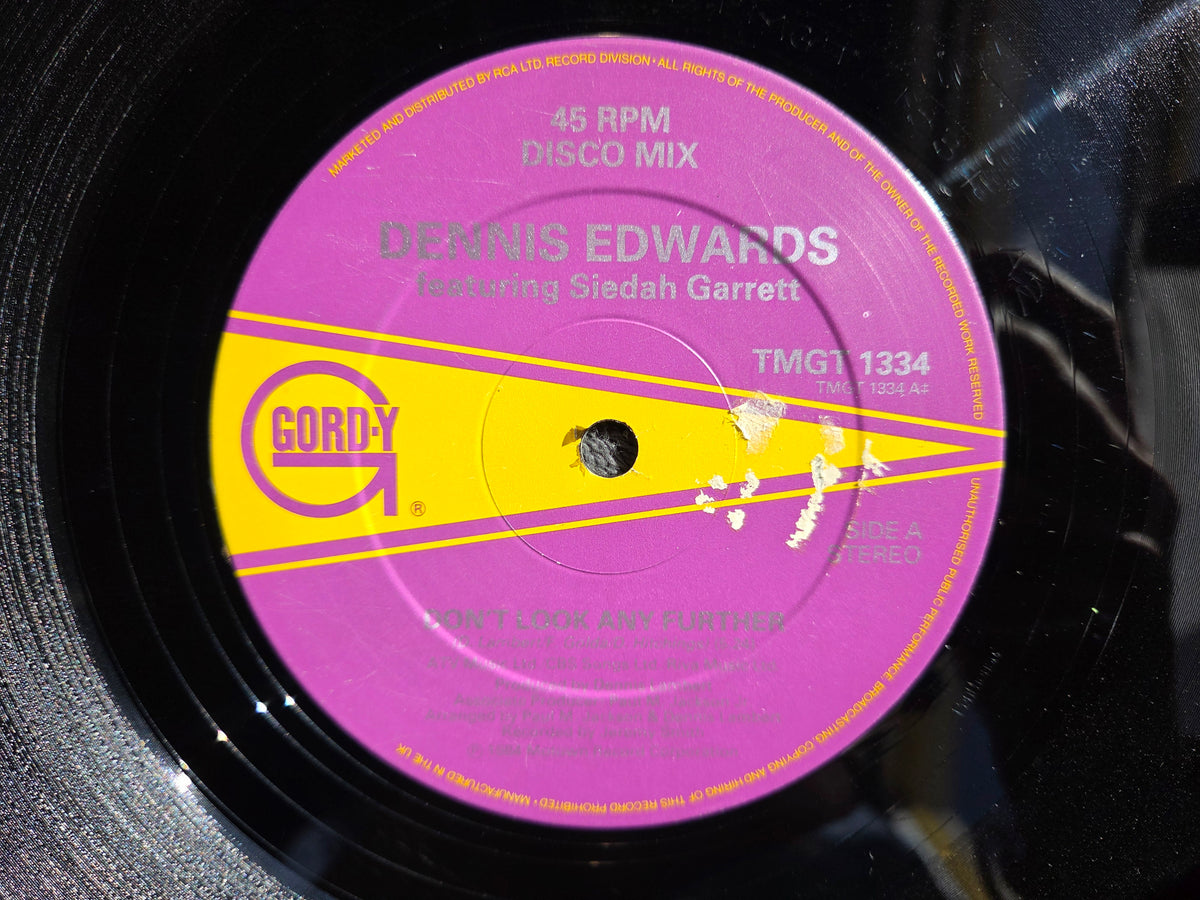 DENNIS EDWARDS DONT LOOK ANY FURTHER UK IMP 12"