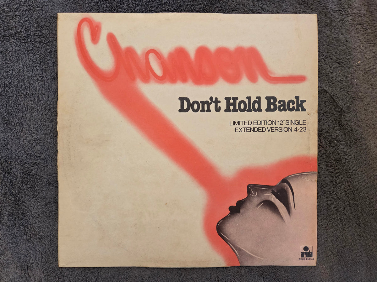 CHANSON DONT HOLD BACK UK IMP RED 12"
