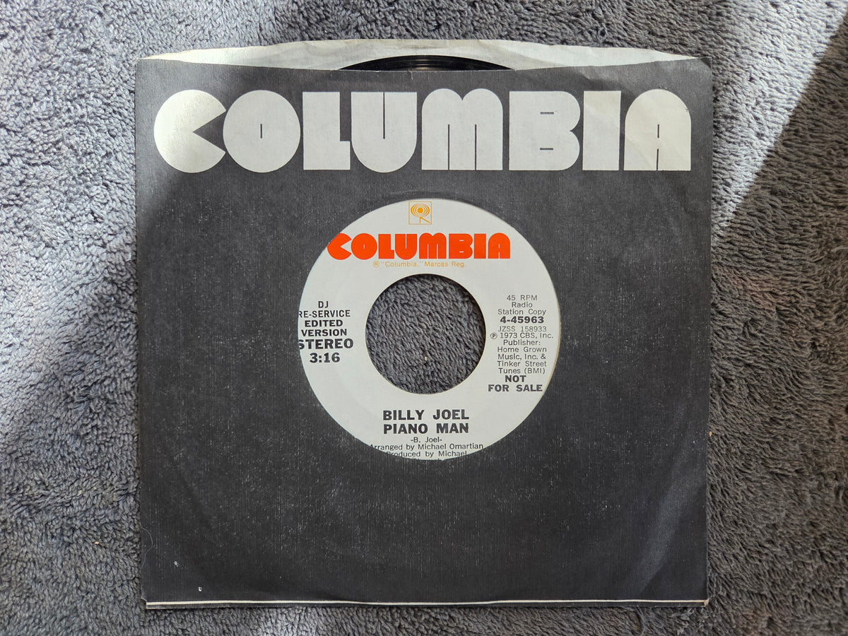 BILLY JOEL PIANO MAN WHITE LABEL PROMO MONO COLUMBIA 4-45963 WLP