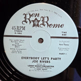 JOE RIVERS EVERYBODY LETS PARTY 12"