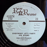 JOE RIVERS EVERYBODY LETS PARTY 12"