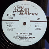 LENNY BAILEY ORCHESTRA DO IT WITH ME 12"